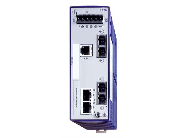 OpenRail RS20 2xTX + 2xFX-SM (SC/SC) 0-60°C 9,6-60VDC, DNV, GL, ATEX zone 2